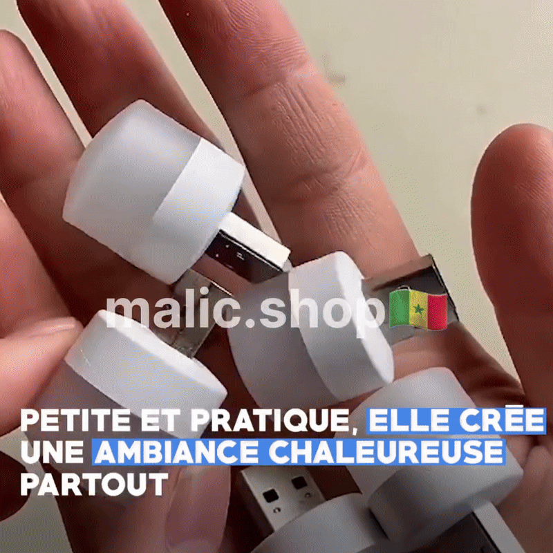 Lot de 5 Mini Led Usb