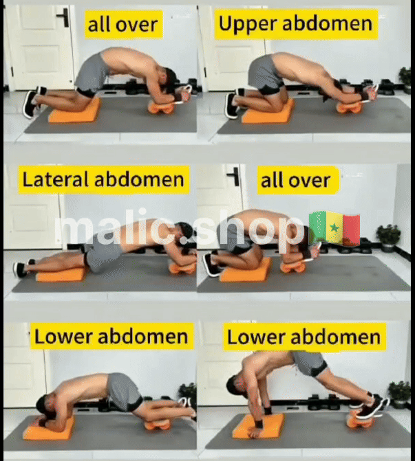 ReboundFit - Roulette abdominale à rebond automatique