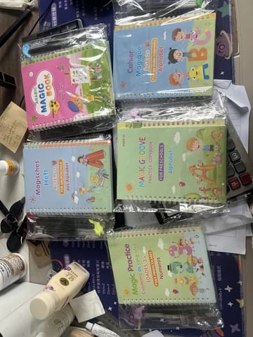 ÉcriPro™  Pack de 4 Cahiers magiques d'apprentissage