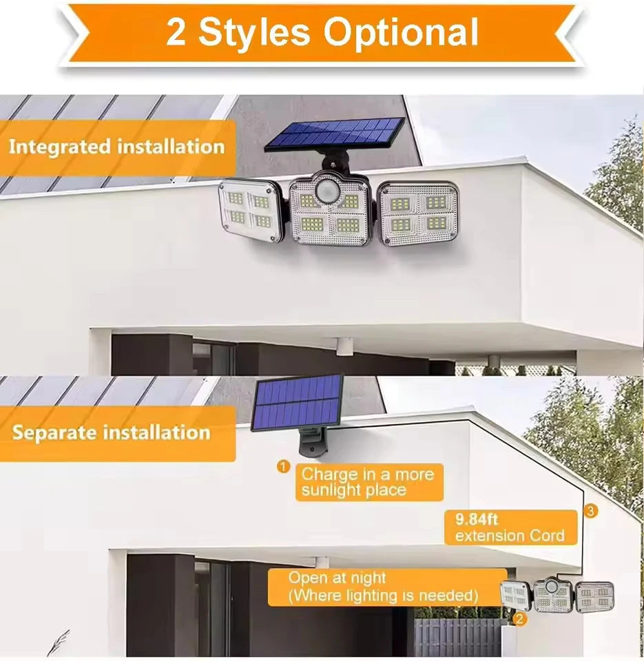 Page Produit : HELIOVIGO - Lampe Solaire Extérieure à Détection de Mouvement